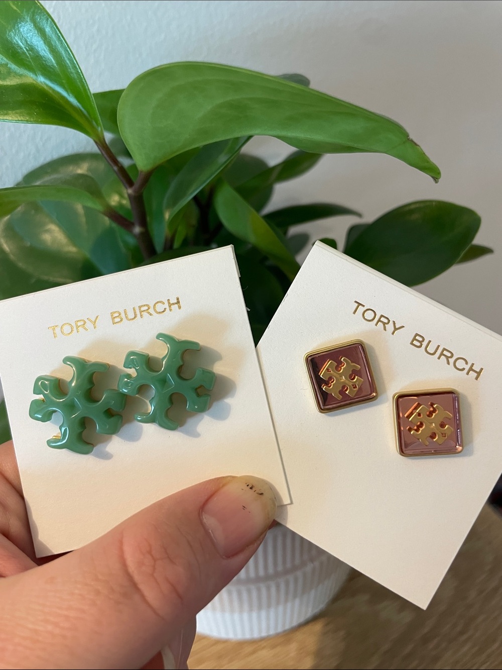 Tory Burch set of 2 earrings